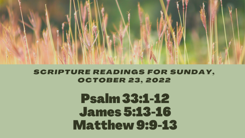 Worship for Sunday, October 23, 2022